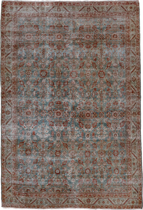 Antique Farahan Area Rug (4' x 6')